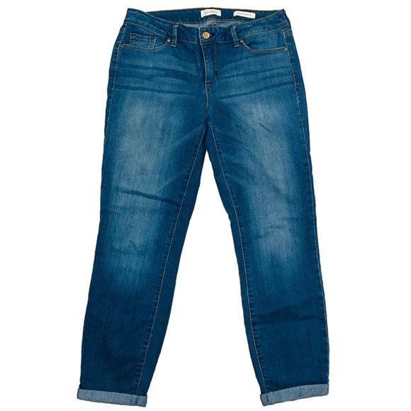 Jessica Simpson | Royal Blue Forever Rolled Crop Skinny Jeans size 8/29✨ - Picture 3 of 9